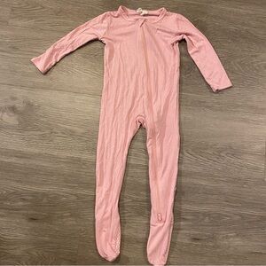 Kyte 12-18 months Pink Zippy Bamboo Pajama‎ Footie Stretch Comfort
